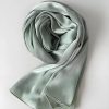 Light Plain Crinkle Satin Hijab