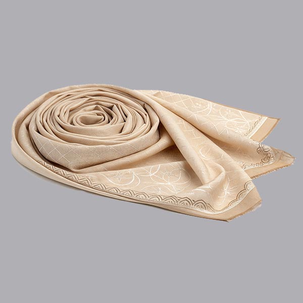 Muslim Square Scarf Cotton Linen Hijab