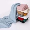 Muslim Square Scarf Cotton Linen Hijab