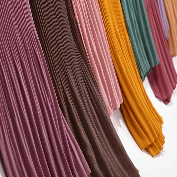Fashion Pleated Heavy Chiffon Hijab