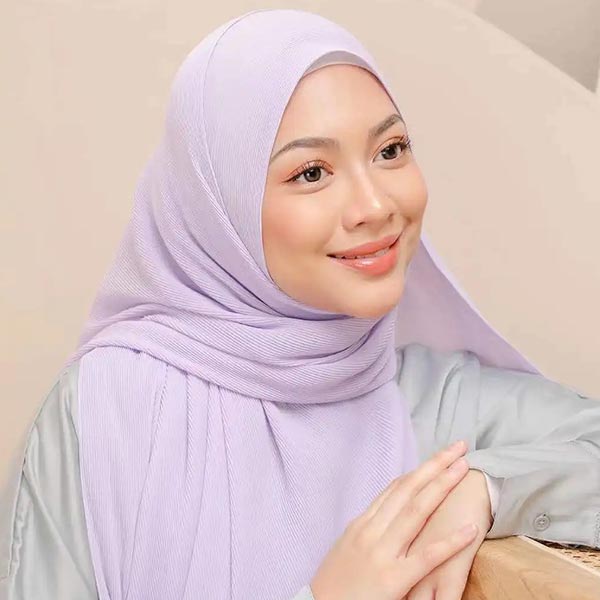 Fashion Pleated Heavy Chiffon Hijab