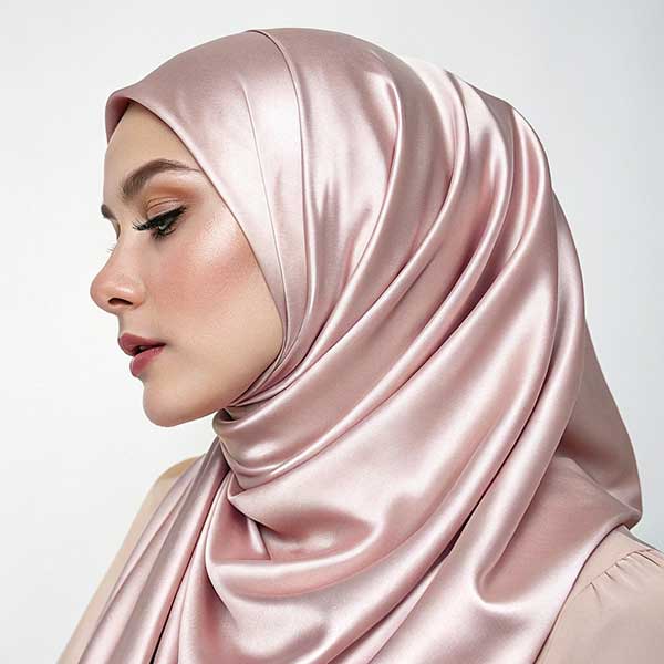 satin fabric hijab