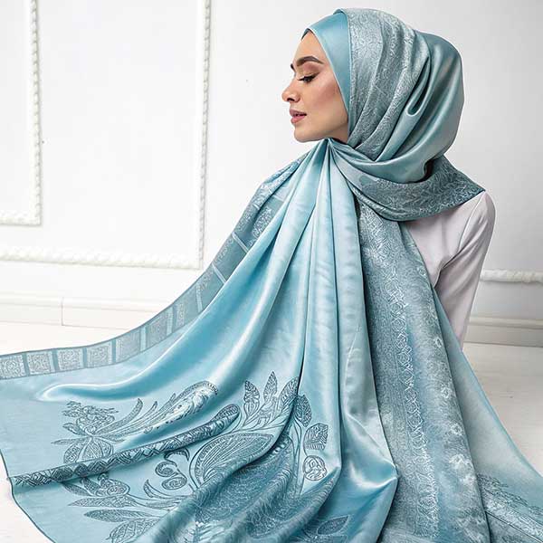 silk fabric hijab