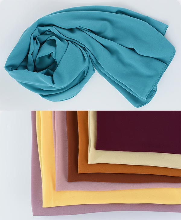 Pearl Chiffon Bubble Hijab