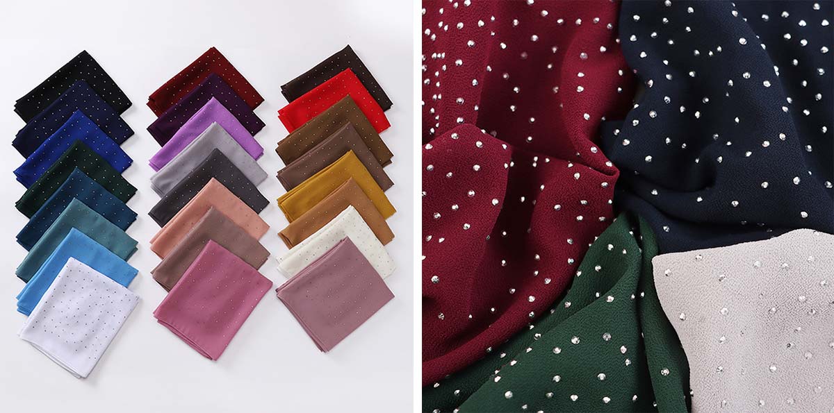 Chiffon Hot Diamond Hijab