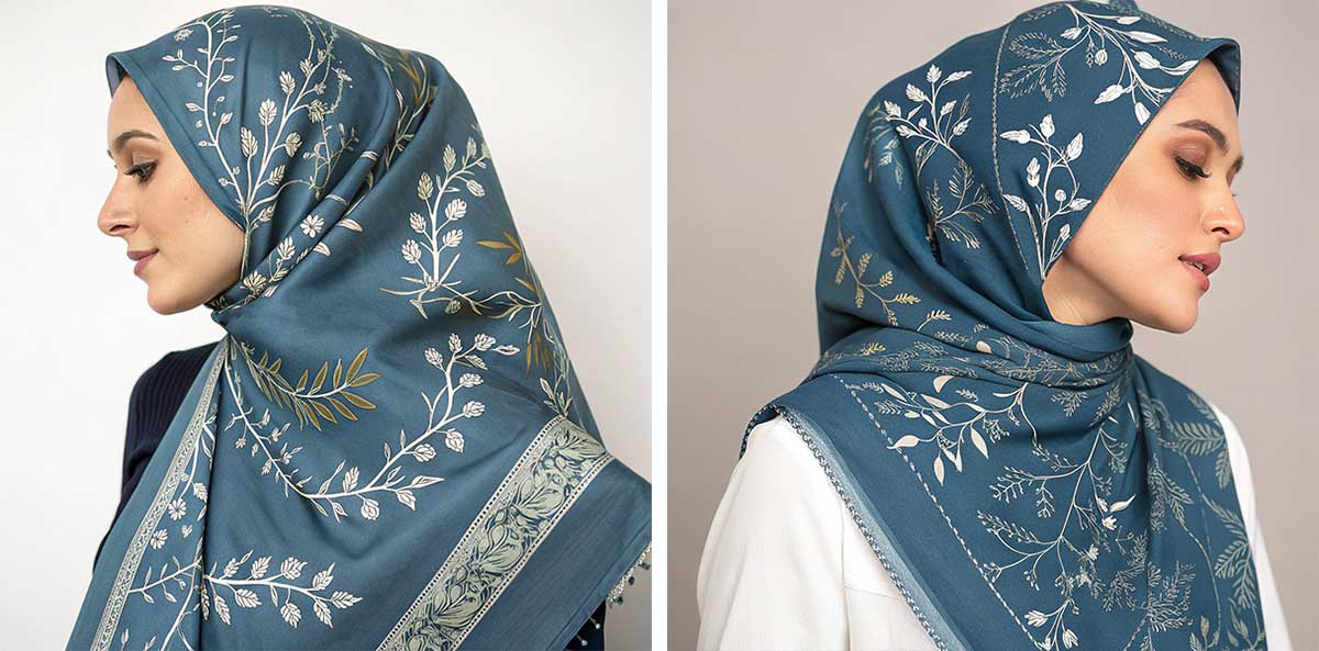 Olive Branch Series Printed Headscarf