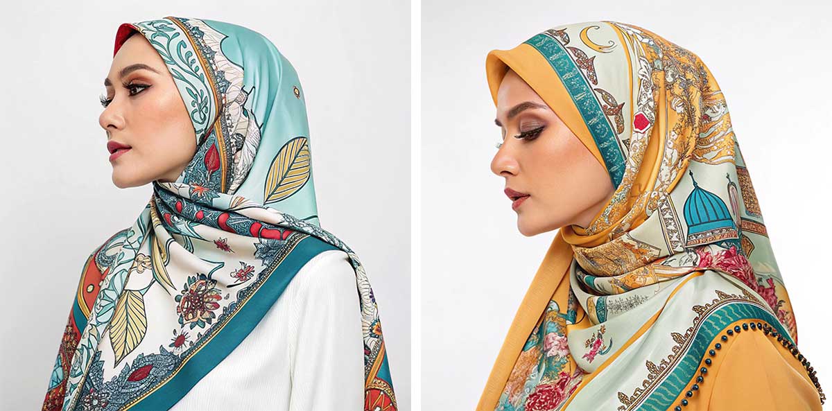 Customized Pattern Tudung Printed Headscarf