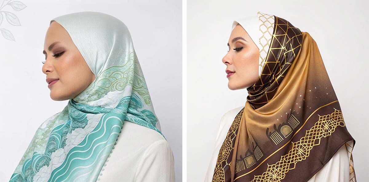 Customized Pattern Tudung Printed Hijab