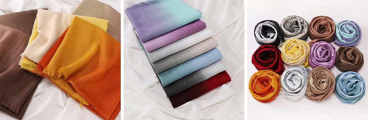 Two Color Gradient Cotton Headband