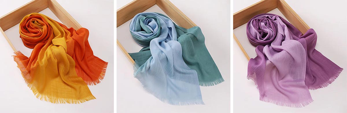 Two-color Gradient Cotton Headband
