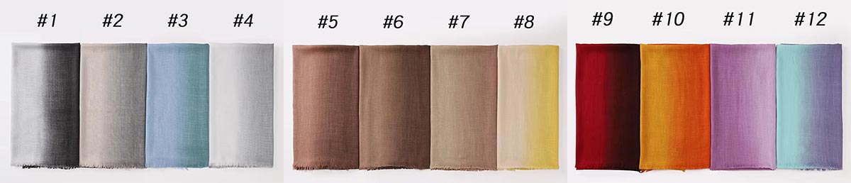 Two Color Gradient Cotton Headband