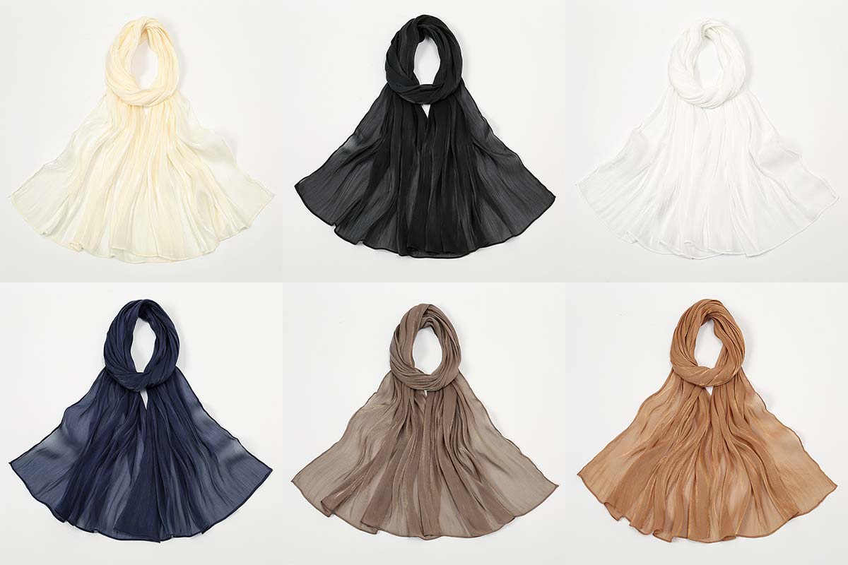 Cool Breathable Shiny Silk Solid Color Headband