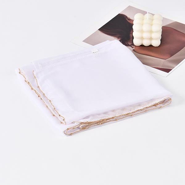 Southeast Asia Hot Trend Chiffon Chain Wrap Headscarf