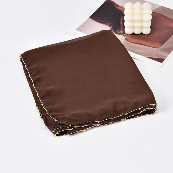 Southeast Asia Hot Trend Chiffon Chain Wrap Headscarf