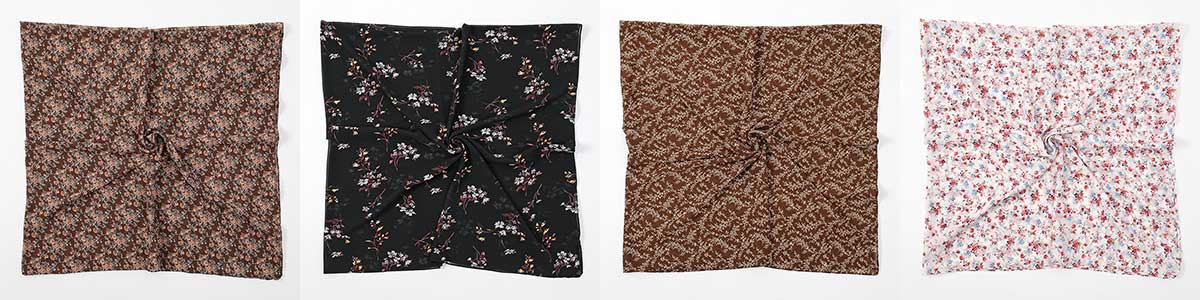 Printing Ethnic Head Scarf