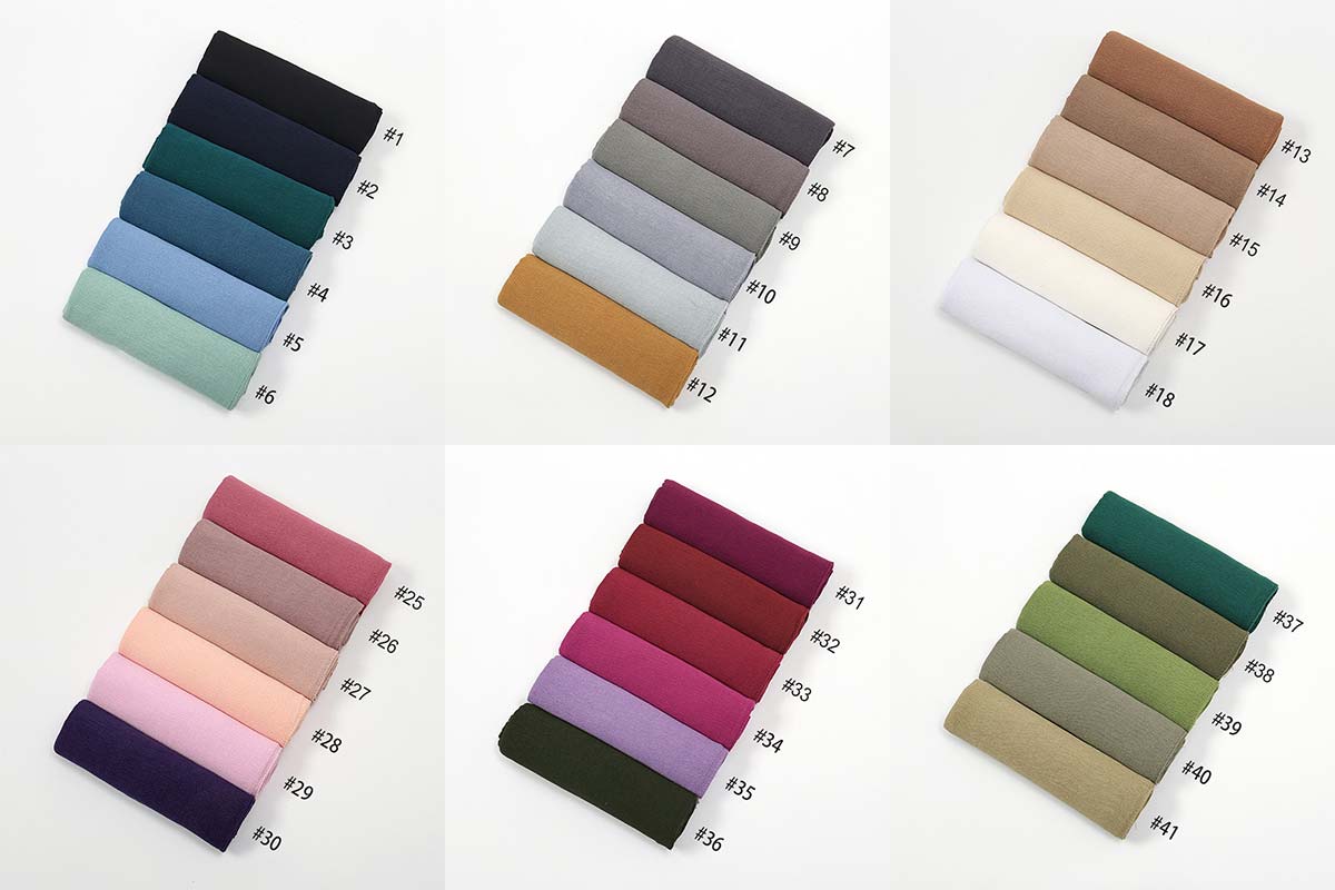 Curled Cotton Wrinkled Long Scarf for Women