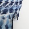 European and American Style Tie-dye Modal Jersey Wrap
