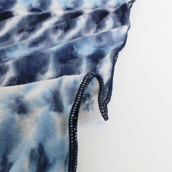 European and American Style Tie-dye Modal Jersey Wrap