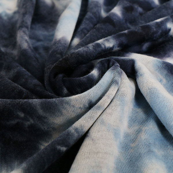 European and American Style Tie-dye Modal Jersey Wrap