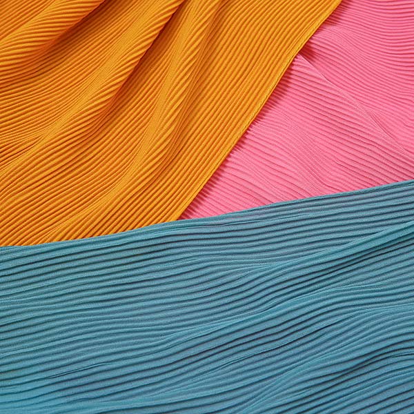 Chiffon Crinkle Solid-color Headscarf