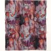 Chiffon Printed Tie Dye Long Scarf