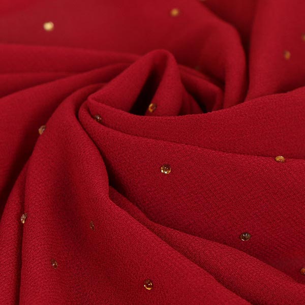 Starry Sky Rhinestone Chain Chiffon Scarf