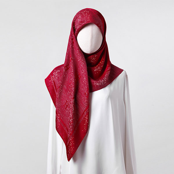 Pure Color Turkish Women Wearing Headscarves