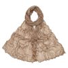 Sunscreen Pleated Pearlescent Silk Headscarf