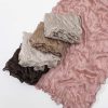 Sunscreen Pleated Pearlescent Silk Headscarf