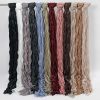 Sunscreen Pleated Pearlescent Silk Headscarf