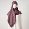 Malaysian Ladies Square Printed Hijab Shawl