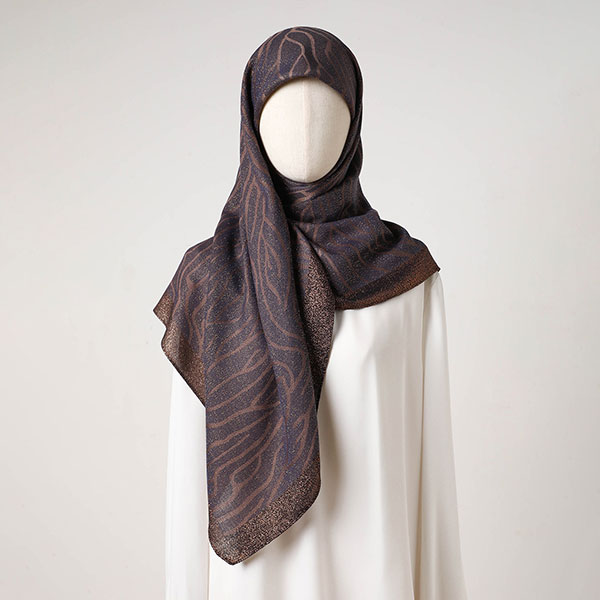 Malaysian Ladies Square Printed Hijab Shawl