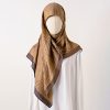 Malaysian Ladies Square Printed Hijab Shawl