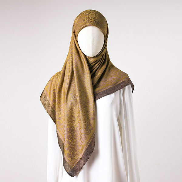 Cashew Print Silk Scarf & Women Hijab Wholesale
