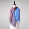 Hot Selling Gradient Color Long Silk Scarf