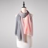 Hot Selling Gradient Color Long Silk Scarf