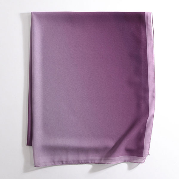 Hot Selling Gradient Color Long Silk Scarf
