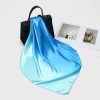 Exquisite Lady Gradient Satin Square Scarf