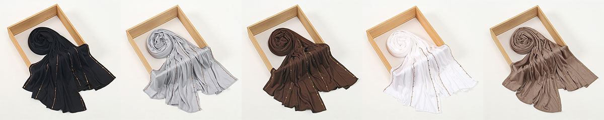 Modal Rhinestone Shimmer Scarf