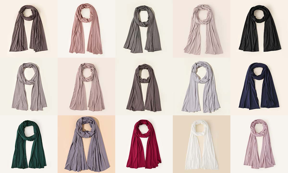 Knitted Cotton Instant Hijab Woman Scarf