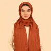 Knitted Cotton Instant Hijab Woman Scarf