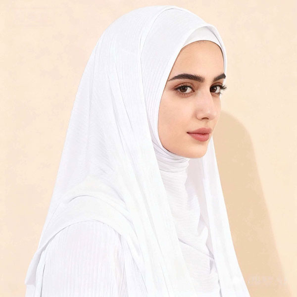 Knitted Cotton Instant Hijab Woman Scarf