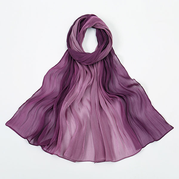 Island Style Gradient Chiffon Long Shawl