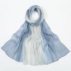 Island Style Gradient Chiffon Long Shawl