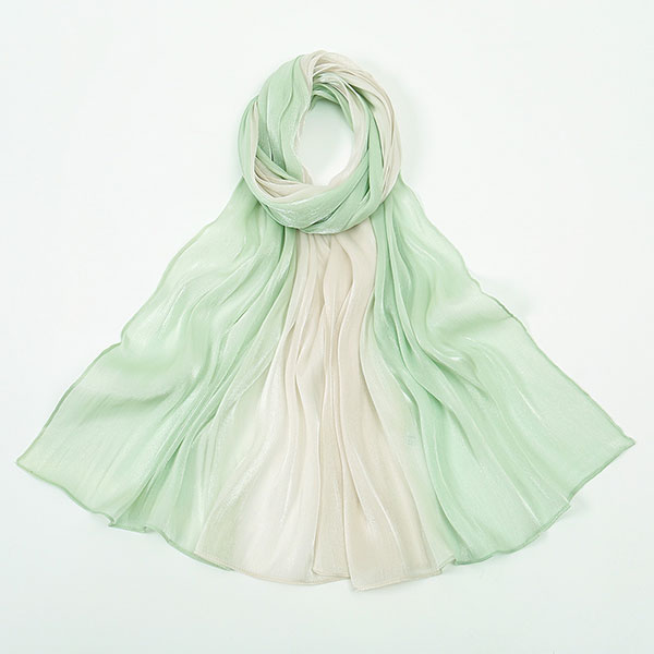 Island Style Gradient Chiffon Long Shawl