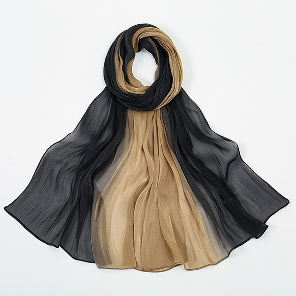Island Style Gradient Chiffon Long Shawl
