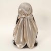 Floral Print Square Satin Headscarf