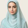 Breathable & Cool Solid Color Crinkle Hijab