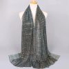 Fashionable Sequined Lace Scarf
