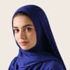 Southeast Asia Hot-Selling Plain Color Long Headscarf